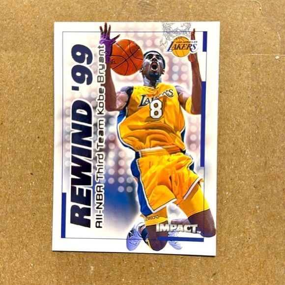 1999-00 SkyBox Impact Rewind '99 Kobe Bryant 28 RN - Picture 1 of 2
